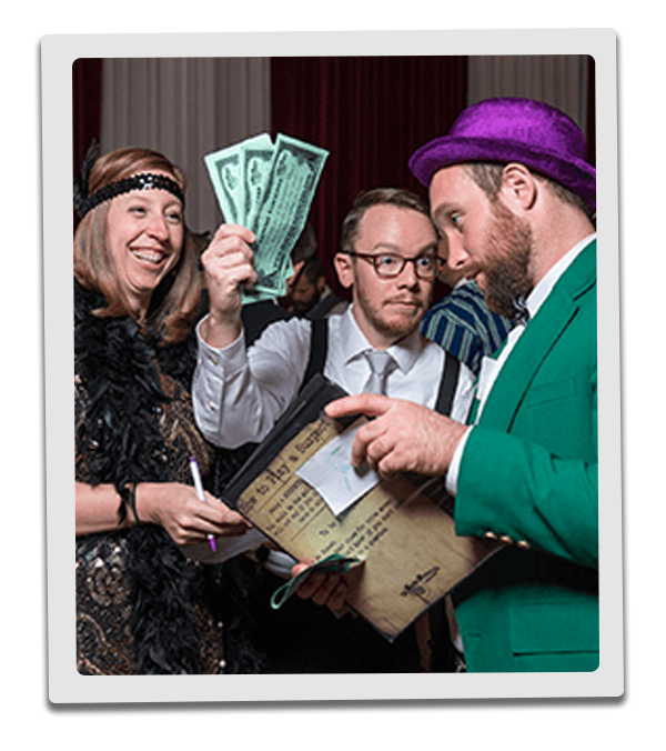 Denver Murder Mystery customers flash their money